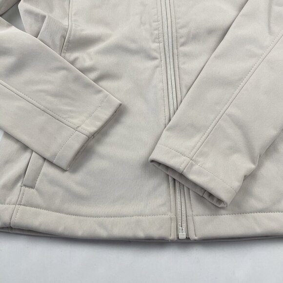 Spyder Hooded Softshell Jacket Women’s S Fleece Lined Polyester White Full Zip - Picture 11 of 11